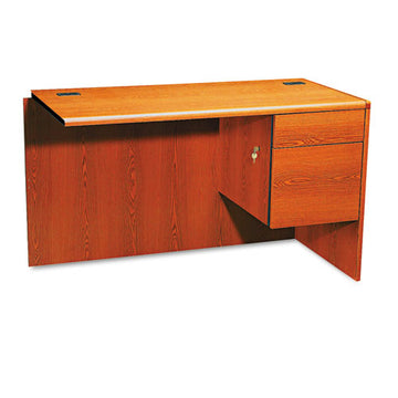 HON® 10700 "l" Workstation Return, Right 3-4 Height Pedestal, 48 X 24, Bourbon Cherry freeshipping - TVN Wholesale